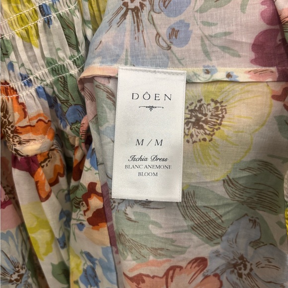 Doen Ischia Dress in Blanc Anemone Bloom - Picture 5 of 6